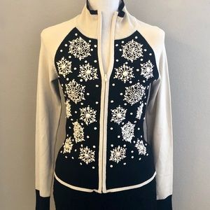 {White House|Black Market} Silk Blend Cardigan